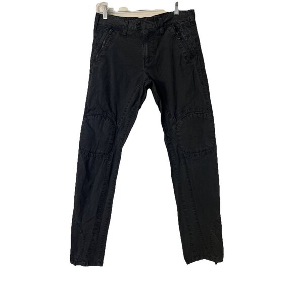 ARMANI EXCHANGE Parachute Pants Mens 30x32 faded Black Pockets - Picture 1 of 9
